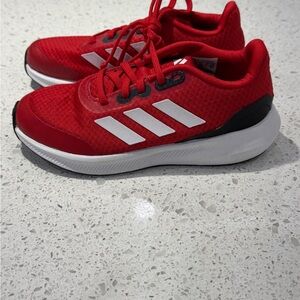 Like new! Adidas Runfalcon 3, Kids Size 1, Red